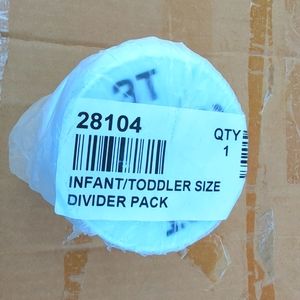 Infant /Toddler Size Divider Pack Style # 28104 Round 38 Pieces NWT
